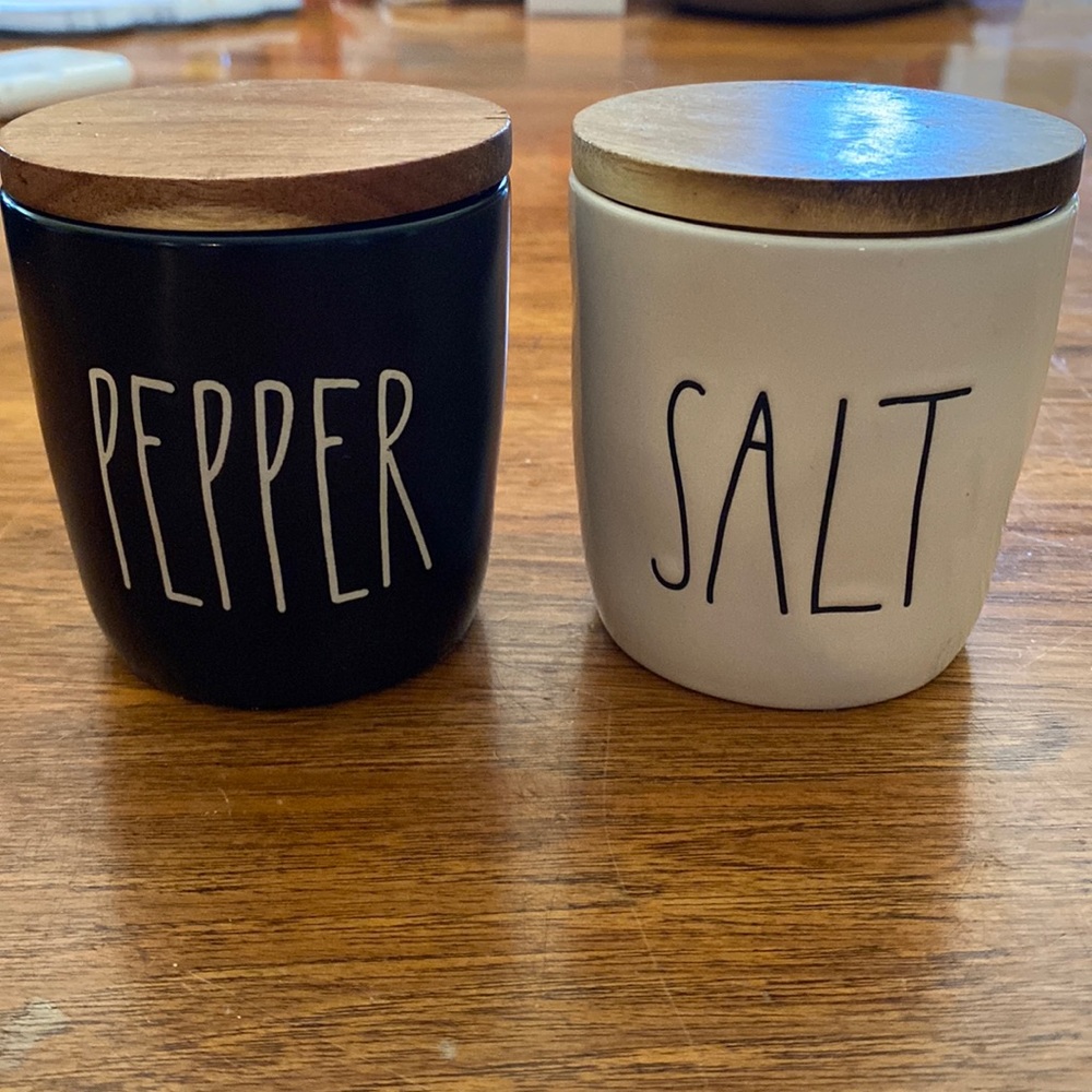 Rae Dunn Salt and Pepper Holders